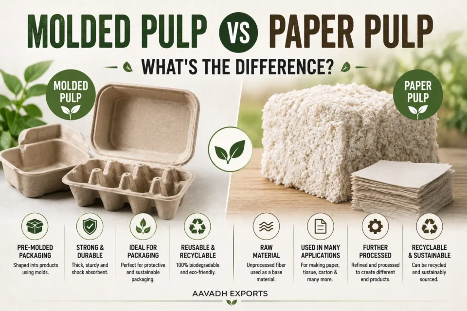 Molded Pulp vs Paper Pulp