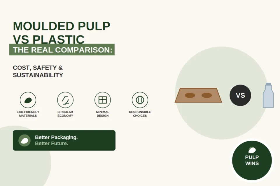 Moulded Pulp vs Plastic Packaging